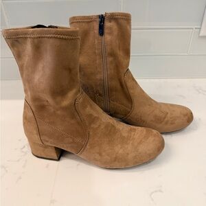 Tan Suede Ankle Boots